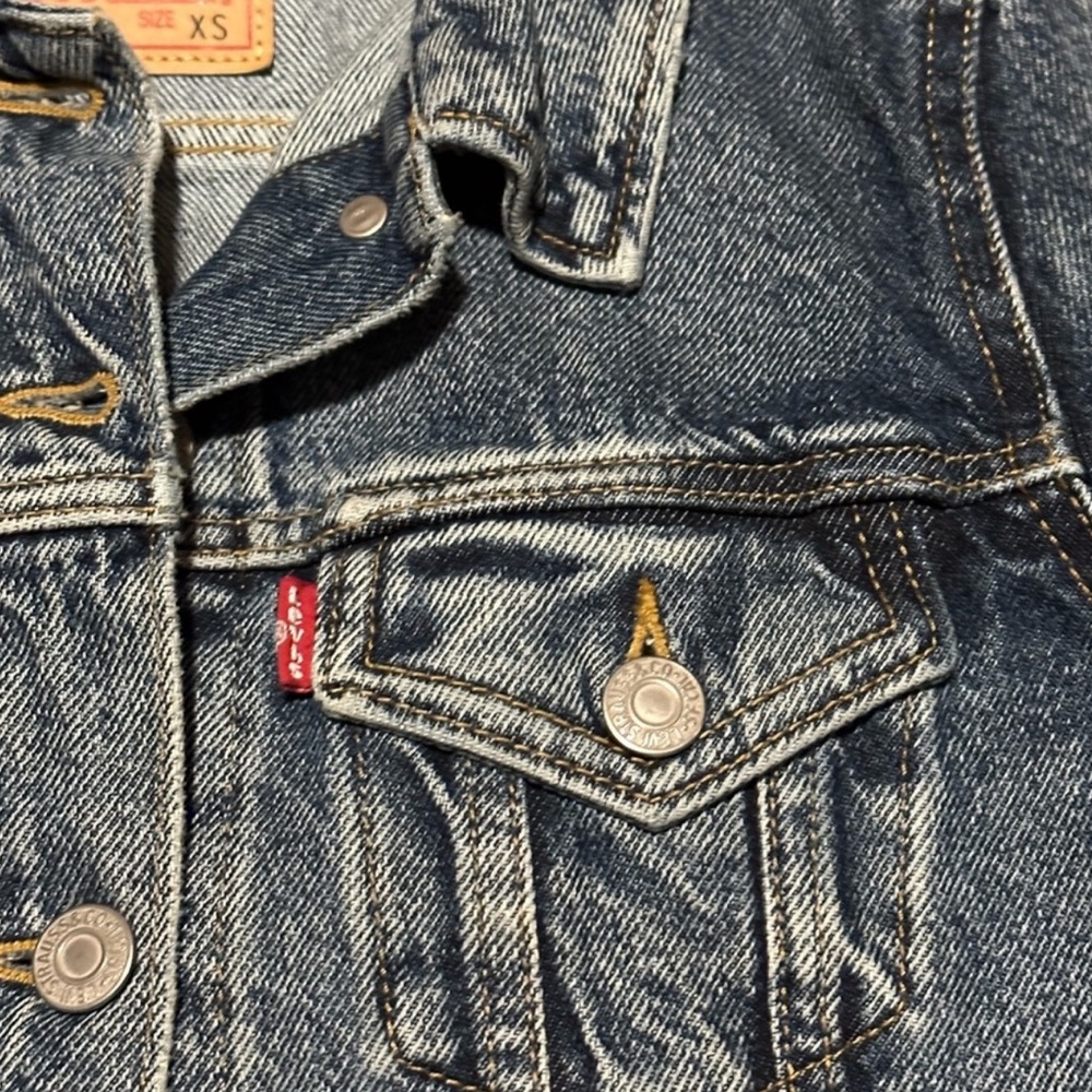 LEVI'S
Trucker Cotton Lace-Up Denim Jacket 100% COTTON Jean Jacket - Picture 11 of 12
